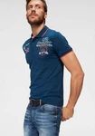 Cipo & Baxx Poloshirt Rowing Club Dunkelblau/Hellblau/Blau