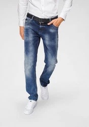 Cipo & Baxx Straight Jeans Rot