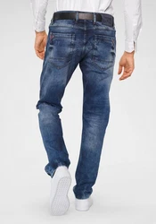 Cipo & Baxx Straight Jeans Rot