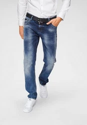 Cipo & Baxx Straight Jeans Rot