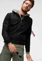 ALPHA INDUSTRIES Übergangsjacke Schwarz