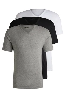 BOSS Herren Classic T-Shirt V-Neck 3er Pack