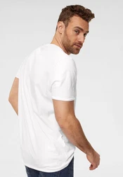 PME LEGEND Rundhalsshirt mit Logoprint Beige/Weiß/Khaki/Grau/Dunkelgrün