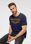 PME LEGEND Rundhalsshirt mit Logoprint Dunkelblau/Hellblau PME LEGEND Rundhalsshirt mit Logoprint Dunkelblau/Hellblau