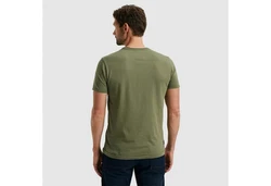 PME LEGEND Rundhalsshirt mit Logoprint Dunkelgrün/Khaki/Grün/Grau