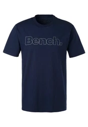 Bench. Loungewear T-Shirt mit Logoprint Dunkelblau/Hellgrau/Schwarz/Dunkelgrau/Creme/Rot
