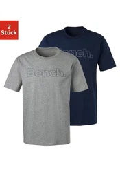 Bench. Loungewear T-Shirt mit Logoprint Dunkelblau/Hellgrau/Schwarz/Dunkelgrau/Creme/Rot