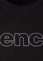 Bench. Loungewear T-Shirt mit Logoprint Schwarz