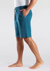 Bench. Loungewear Sweatshorts mit seitlichen Taschen Türkis/Blau/Hellblau
