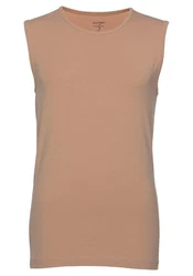 OLYMP T-Shirt Casual Rundhalsausschnitt Braun/Beige/Khaki