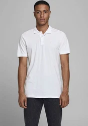 JACK & JONES Poloshirt Grau/Weiß/Hellgrau/Creme/Khaki
