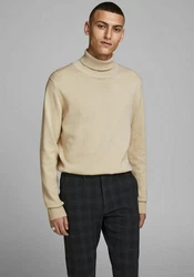 Jack & Jones Sweatshirt JJEEMIL KNIT ROLL NECK NOOS 