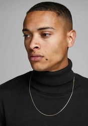 Jack & Jones Sweatshirt JJEEMIL KNIT ROLL NECK NOOS schwarz