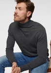 Jack & Jones Sweatshirt JJEEMIL KNIT ROLL NECK NOOS Dark Grey Melange