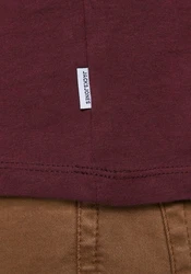 Jack & Jones Rundhalsshirt JJEORGANIC BASIC TEE SS O-NECK bordeaux