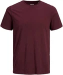 Jack & Jones Rundhalsshirt JJEORGANIC BASIC TEE SS O-NECK bordeaux