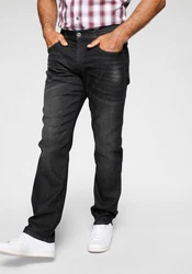 Arizona Jeans Paul Comfort-Fit Schwarz/Orange/Grau/Dunkelgrau