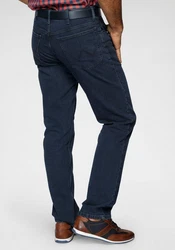 Wrangler Straight-Jeans Authentic Straight Dunkelblau/Blau/Hellblau