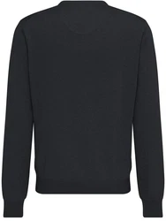 FYNCH-HATTON Strickpullover mit V-Kragen Dunkelblau/Dunkelgrau/Schwarz/Blau