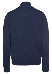 FYNCH-HATTON Strickjacke mit Reißverschluss Dunkelblau/Blau