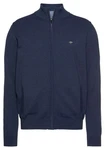 FYNCH-HATTON Strickjacke mit Reißverschluss Dunkelblau/Blau