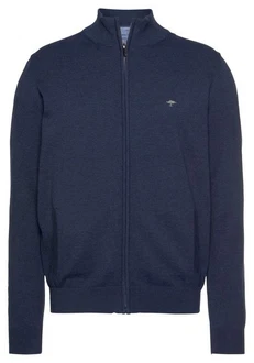 FYNCH-HATTON Strickjacke mit Reißverschluss Dunkelblau/Blau