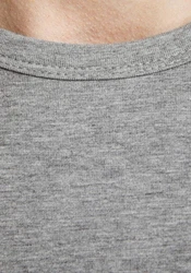 Jack & Jones T-Shirt JJEBASIC O-NECK TEE Grau/Hellgrau/Khaki/Dunkelgrün