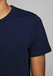 Jack & Jones T-Shirt JJEBASIC O-NECK TEE Dunkelblau