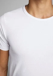 Jack & Jones T-Shirt JJEBASIC O-NECK TEE Weiß/Creme