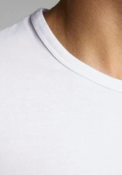 Jack & Jones T-Shirt JJEBASIC O-NECK TEE Weiß/Creme