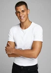 Jack & Jones T-Shirt JJEBASIC O-NECK TEE Weiß/Creme