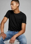 Jack & Jones T-Shirt JJEBASIC O-NECK TEE Dunkelblau/Schwarz/Dunkelgrau
