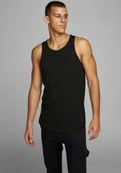Jack & Jones Muskelshirt BASIC TANK TOP Schwarz/Dunkelgrau