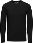 JACK & JONES T-Shirt Langarm BASIC O-NECK LONGSLEEVE Black/schwarz/Schwarz