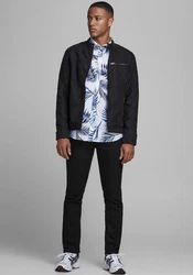 Jack & Jones JJErocky Jacket NOOS Kunstlederjacke Jet Black