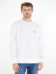 Calvin Klein Jeans Sweatshirt CK ESSENTIAL REG CN Weiß