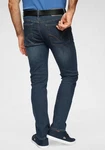 Arizona Straight-Jeans Dunkelblau/Blau/Lila