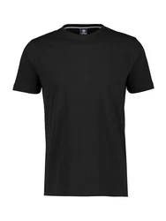 LERROS T-Shirt Basic-Look Schwarz/Dunkelgrau