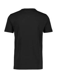 LERROS T-Shirt Basic-Look Schwarz/Dunkelgrau