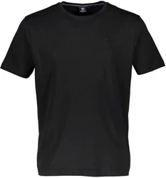 LERROS T-Shirt Basic-Look Schwarz/Dunkelgrau