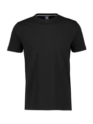 LERROS T-Shirt Basic-Look Schwarz/Dunkelgrau