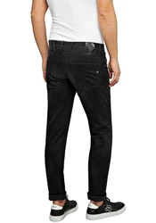 Replay Slim-fit Jeans ANBASS HYPERFLEX BIO Schwarz/Rot