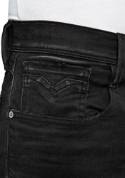 Replay Slim-fit Jeans ANBASS HYPERFLEX BIO Schwarz/Rot