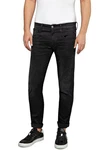 Replay Slim-fit Jeans ANBASS HYPERFLEX BIO Schwarz/Rot