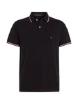 Tommy Hilfiger Poloshirt Tommy Tipped Slim Polo Schwarz/Dunkelblau