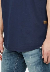 G-STAR Kurzarmshirt Lash Dunkelblau/Lila/Hellblau