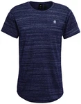 G-STAR Kurzarmshirt Lash Dunkelblau/Lila/Hellblau