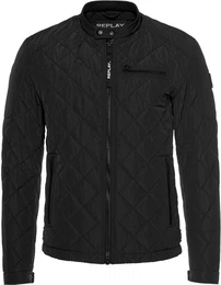 Steppjacke mit Rautenmuster