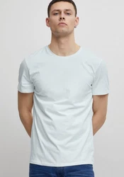 Blend T-Shirt 'Nick' Hellblau/Grau