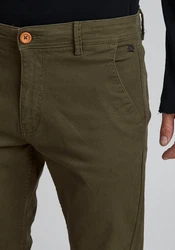 BLEND Hose 'Natan' Khaki/Dunkelgrün